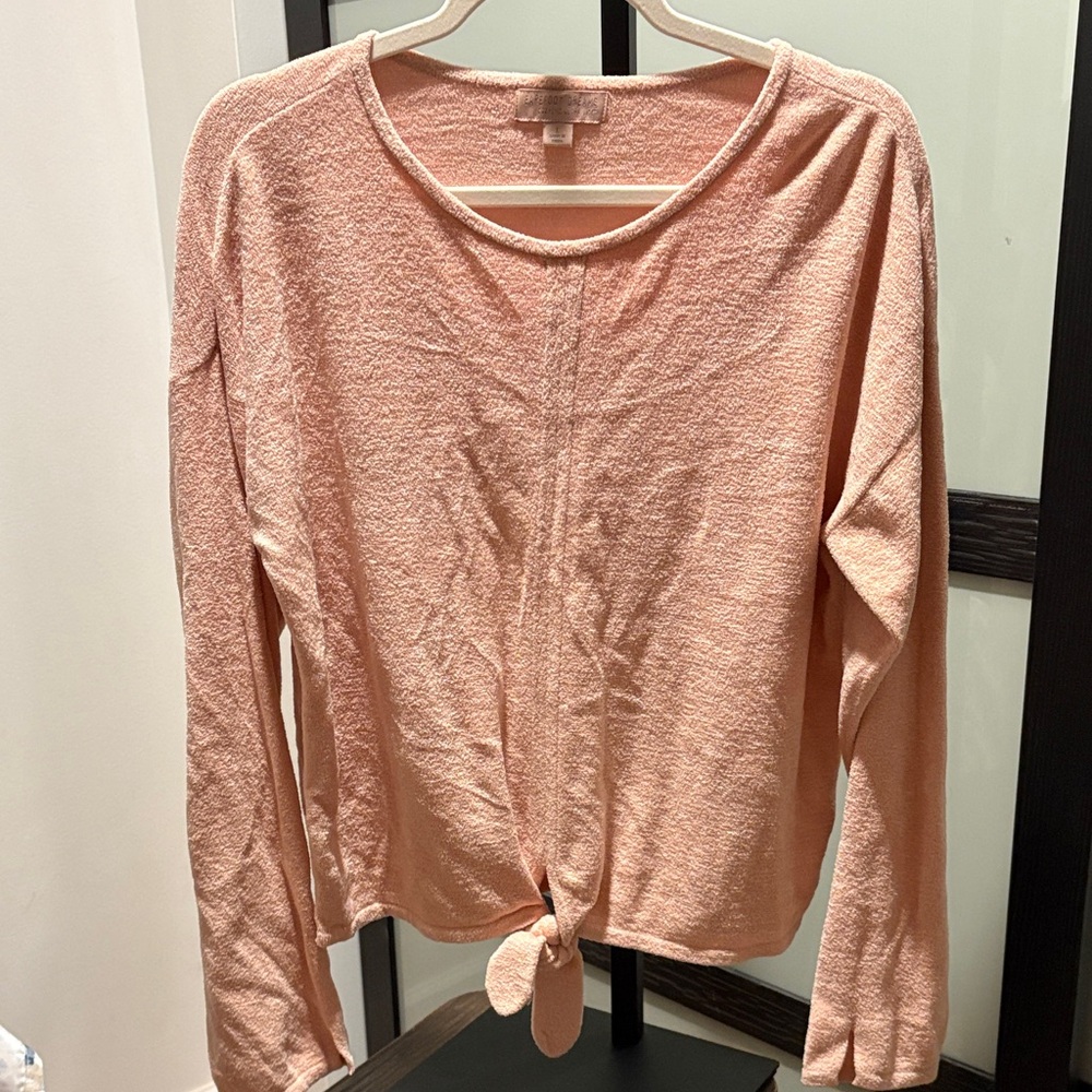 Barefoot Dreams Peach Long Sleeve Top